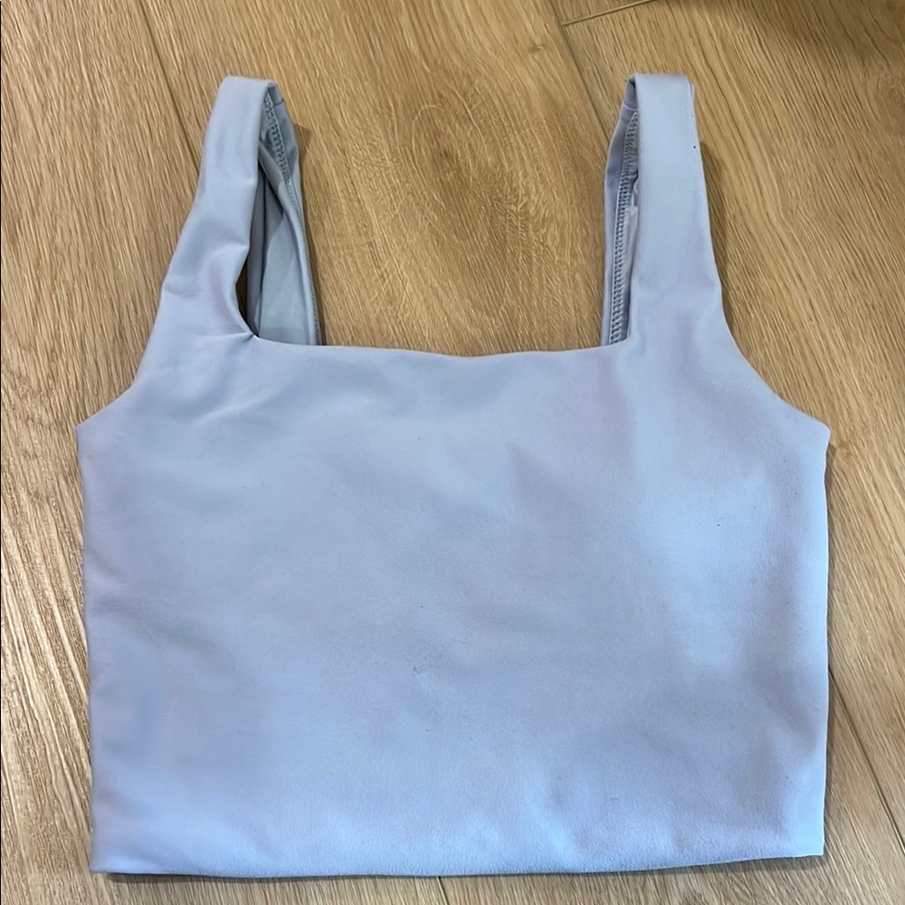 Abercrombie & Fitch Light Blue Crop Top